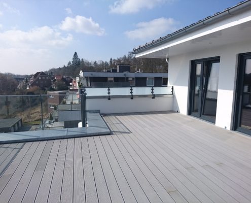 Dachterrasse vor der Umgestaltung