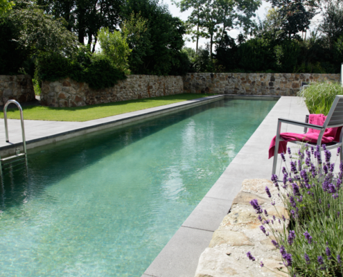 Living Pool mit klarem Design