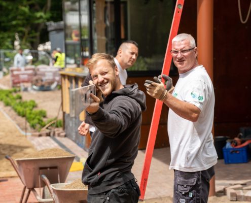 Ostsee Gärten – unser Team auf der Baustelle